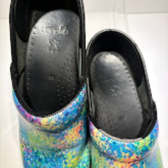 Dansko Professional Clog with a Speckled or Paint Splatter Pattern Sz 8.5./39 - Picture 9 of 9